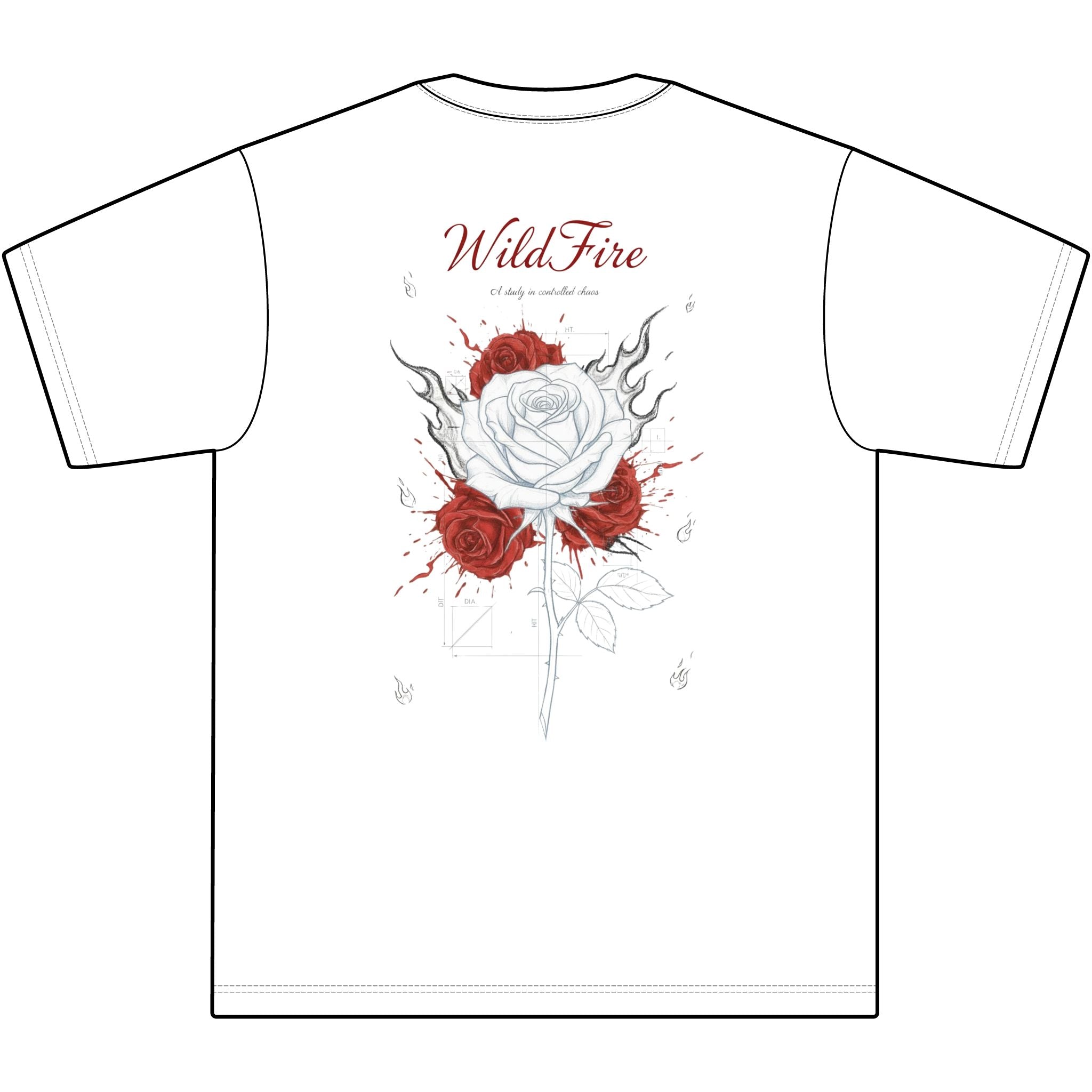 WildFire Oversized Chaos Blueprint Tee