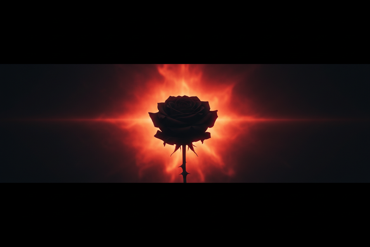 Wide Panoramic Rose Header